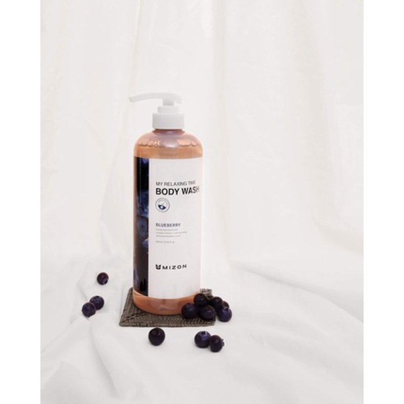MIZON My Relaxing Time Blueberry Body Wash 27oz - Nourish, Moisturize, and Soothe Skin