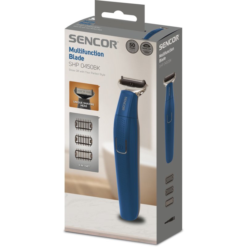 Sencor SHP 0450BK hair trimmers/clipper Blue 3 Lithium-Ion (Li-Ion)