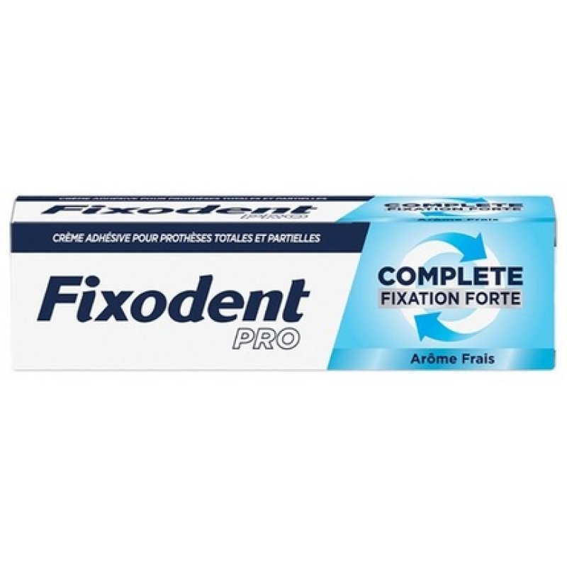 Fixodent Pro Complete Adhesive Cream Strong Fixation Fresh Aroma 47g