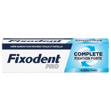Fixodent Pro Complete Adhesive Cream Strong Fixation Fresh Aroma 47g
