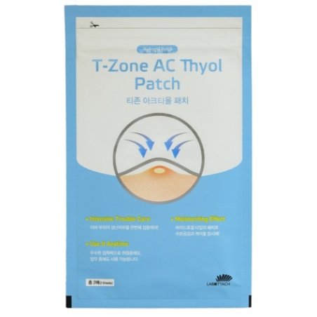 Wooshin Labottach T-Zone Ac Thyol Patch - Hydrogel Face Mask For Acne-Prone Skin