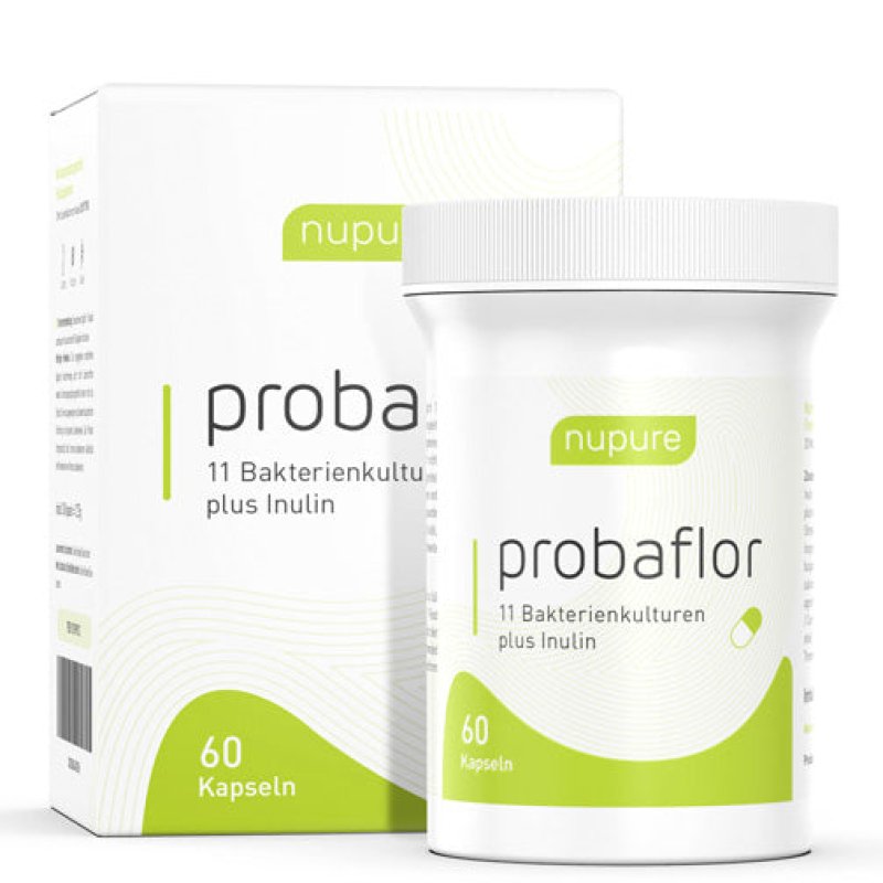 Nupure Probaflor Probiotics for Intestinal Cleansing 60 Capsules