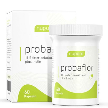 Nupure Probaflor Probiotics for Intestinal Cleansing 60 Capsules