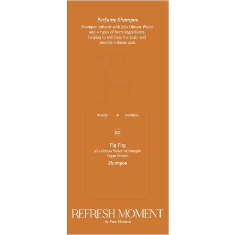 Freemoment Refresh Moment Perfume Shampoo 01 Jeju Camellia & 02 Fig Fog