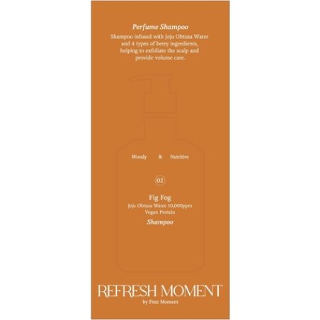 Freemoment Refresh Moment Perfume Shampoo 01 Jeju Camellia & 02 Fig Fog