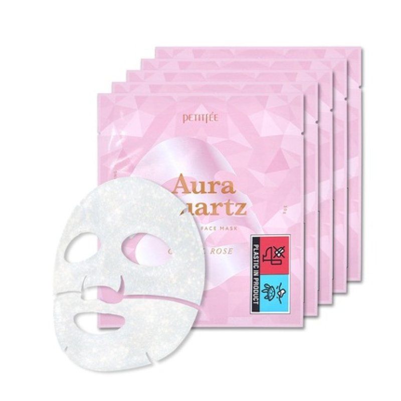 Petitfee Aura Quartz Hydrogel Face Mask Crystal Rose 30g