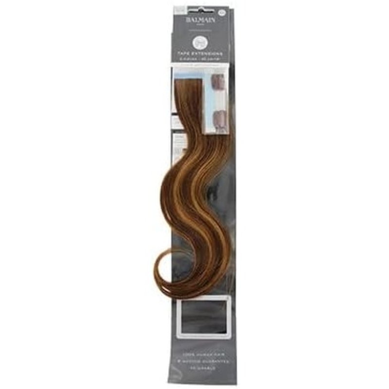 Balmain Tape Extension Human Hair 40cm Length Number 6G.8G OM Dark Gold Blonde 0.027kg - Pack of 2