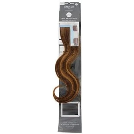 Balmain Tape Extension Human Hair 40cm Length Number 6G.8G OM Dark Gold Blonde 0.027kg - Pack of 2