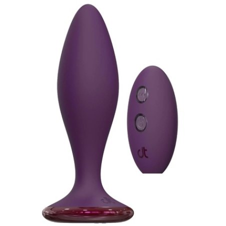 Dream Toys Glam Strong Anal Vibe Anal Plug With Vibrations And Remote Control Purple