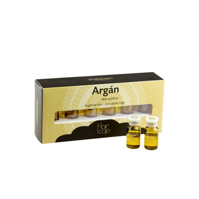 PostQuam Huile Réparatrice D'Argan. Cheveux Fragiles 6 x 3ml