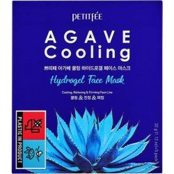 Petitfee Agave Cooling Hydrogel Face Mask 5 Sheets 1.12 Oz 32g Each