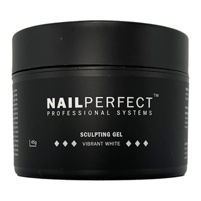 Nail Perfect LED/UV Sculpting Gel Vibrant White 45g