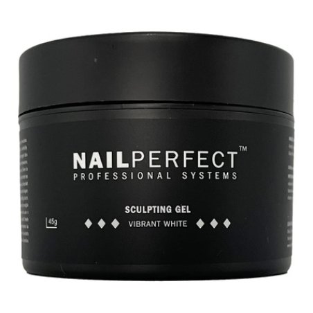 Nail Perfect LED/UV Sculpting Gel Vibrant White 45g