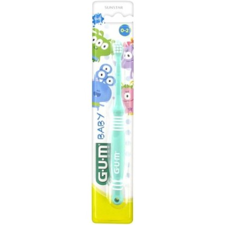 Gum Baby Toothbrush for 0-2 Years Old - Green