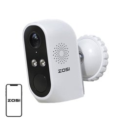 Outdoor IP camera with solar panel ZOSI C1Pro WiFi 3MP IP66