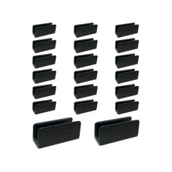 Govee - Neon Rope Light 2 Bracket - 20 pcs- Black