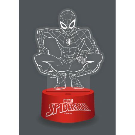 SPIDER-MAN - Lampe 3D RGB avec Télécommande