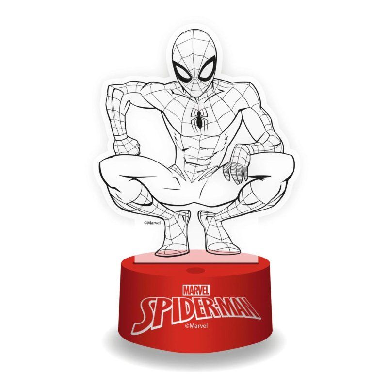 SPIDER-MAN - Lampe 3D RGB avec Télécommande