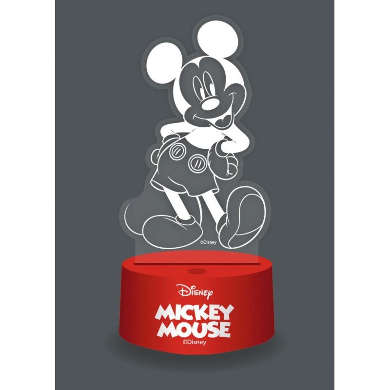 MICKEY - Lampe 3D RGB avec Télécommande