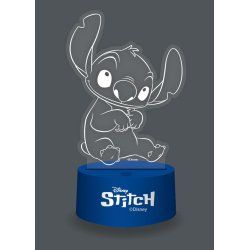 STITCH - Lampe 3D RGB avec Télécommande