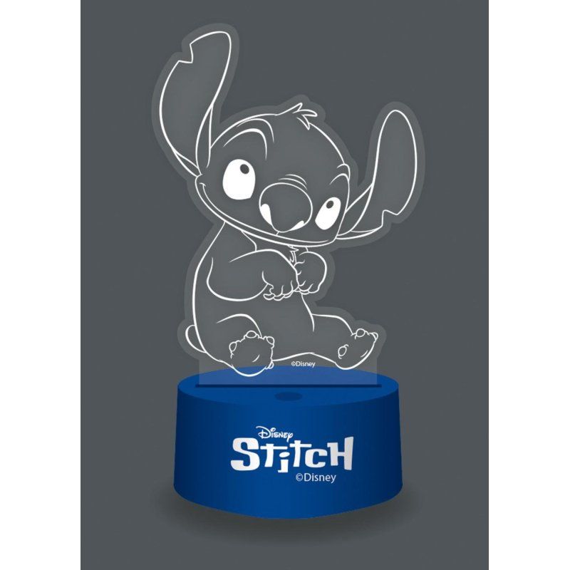 STITCH - Lampe 3D RGB avec Télécommande