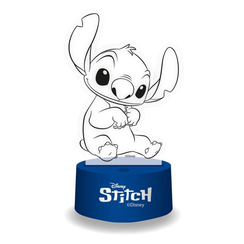 STITCH - Lampe 3D RGB avec Télécommande