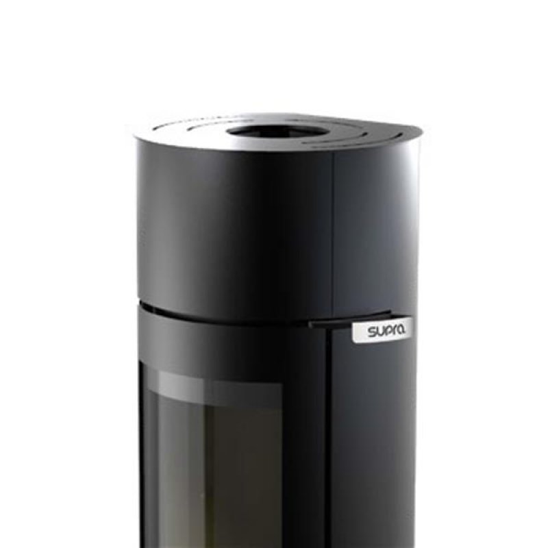 FR9016790B-Poêle à bois-FIORE-Vision verticale - acier - noir - Avec 6 *