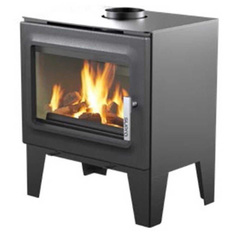 FR9016760B-Poêle à bois-ARDENE-Vision verticale - fonte et acier - noir *