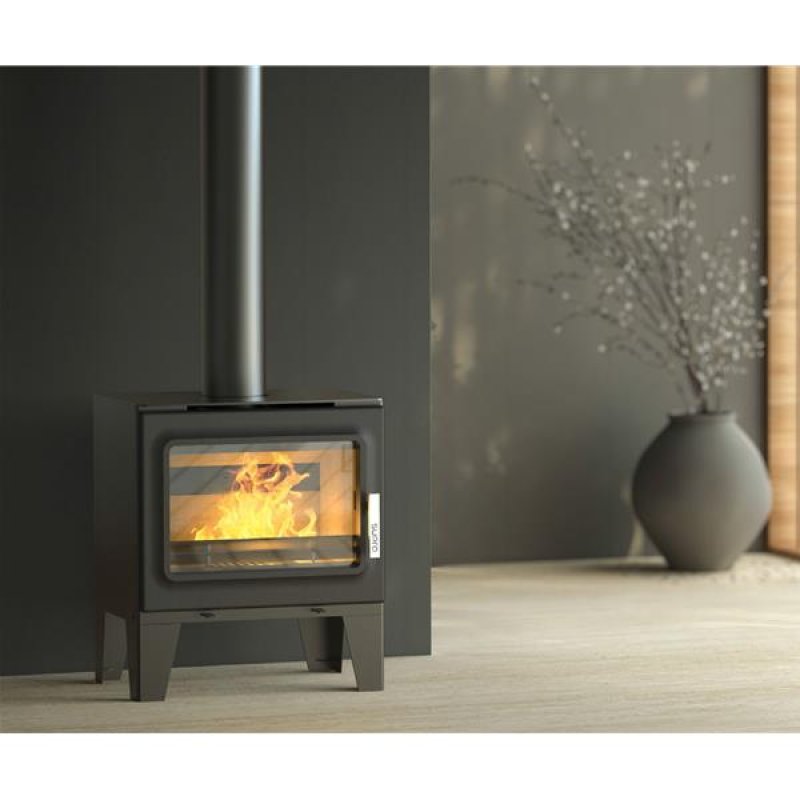 FR9016760B-Poêle à bois-ARDENE-Vision verticale - fonte et acier - noir *