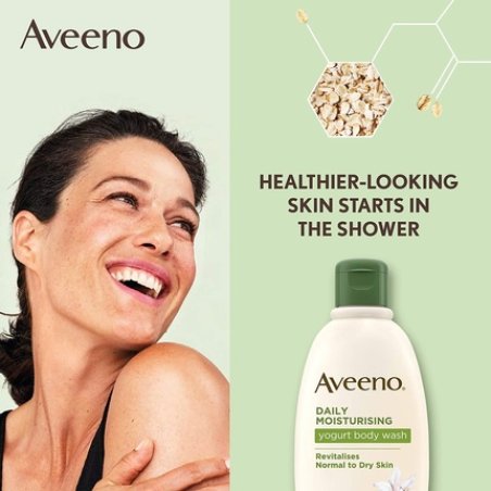 Aveeno Daily Moisturizing Yogurt Body Wash 300ml Vanilla and Oat Scent