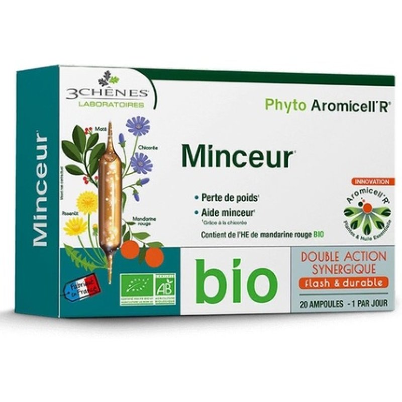3 CHENES - BIO MINCEUR - ÉTUI DE 20 AMPOULES DE 10 ML