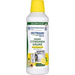 HEITMANN Pure Citric Acid Ecological Organic Descaler for Kitchen & Bathroom Liquid 500ml