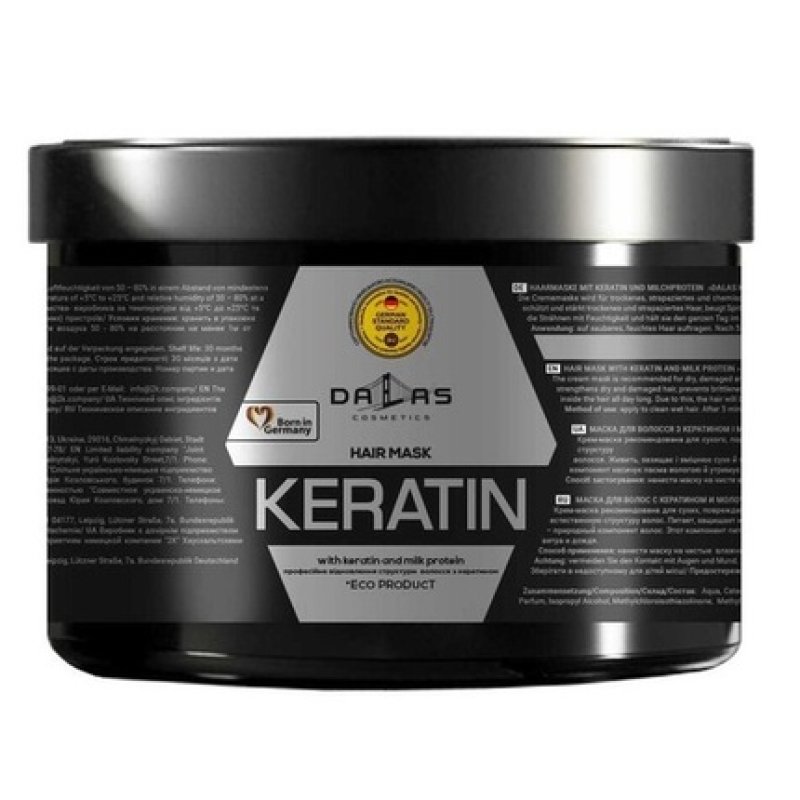 Keratin Mask for Dry and Damaged Hair 500g