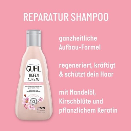 Guhl Deep Building Shampoo 250ml - Repair for Damaged Hair