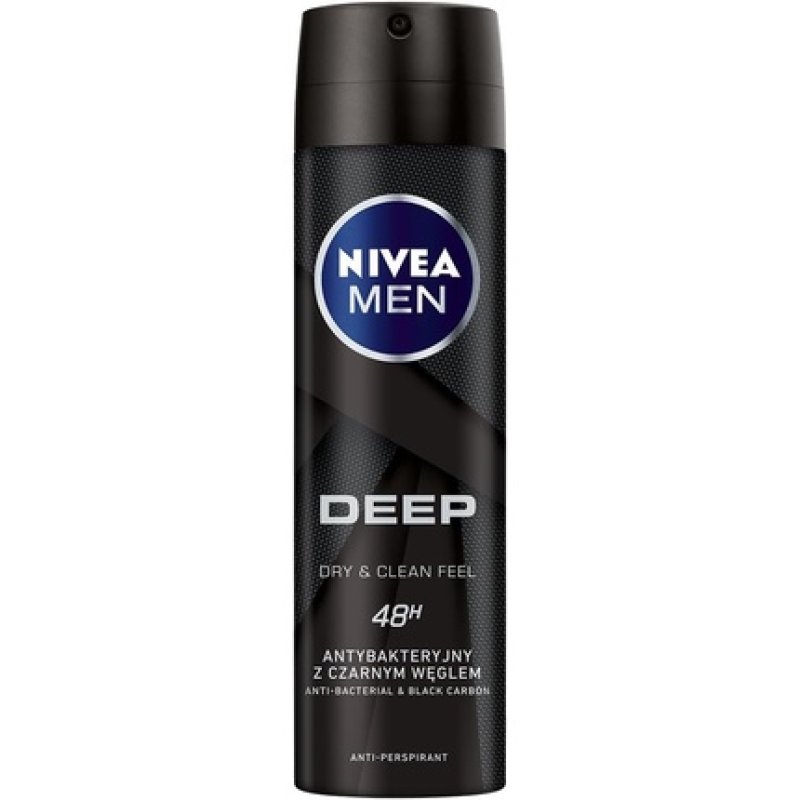 Nivea Men Deep Darkwood 48H Antiperspirant Spray for Men 150ml
