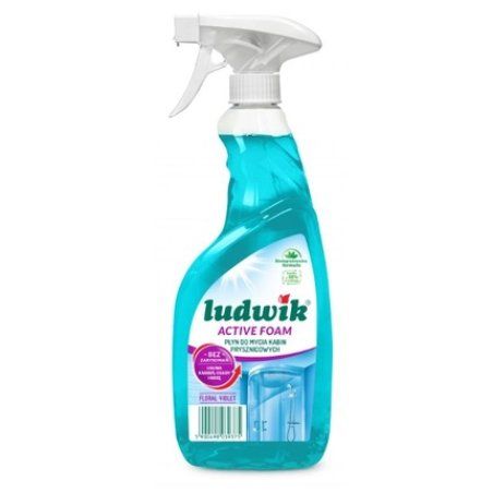 Ludwik Floral Violet Shower Cabin Cleaning Liquid - 600 Ml