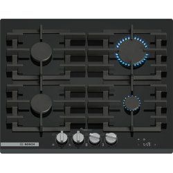 Bosch PRP6A6H40 plaque Noir Intégré 60 cm Gaz 4 zone(s)