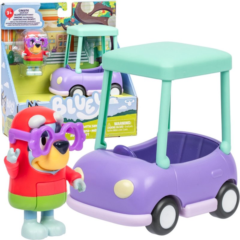 Bluey - Basic Vehicle - Granny Vehicle with Janet