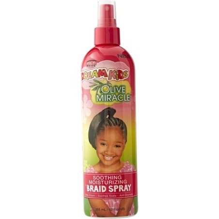 African Pride Dream Kids Olive Miracle Soothing Moisturizing Braid Spray 355ml