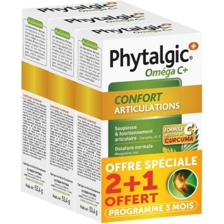 Nutreov Phytalgic Omega C Comfort Joints 60 Capsules - Pack of 3