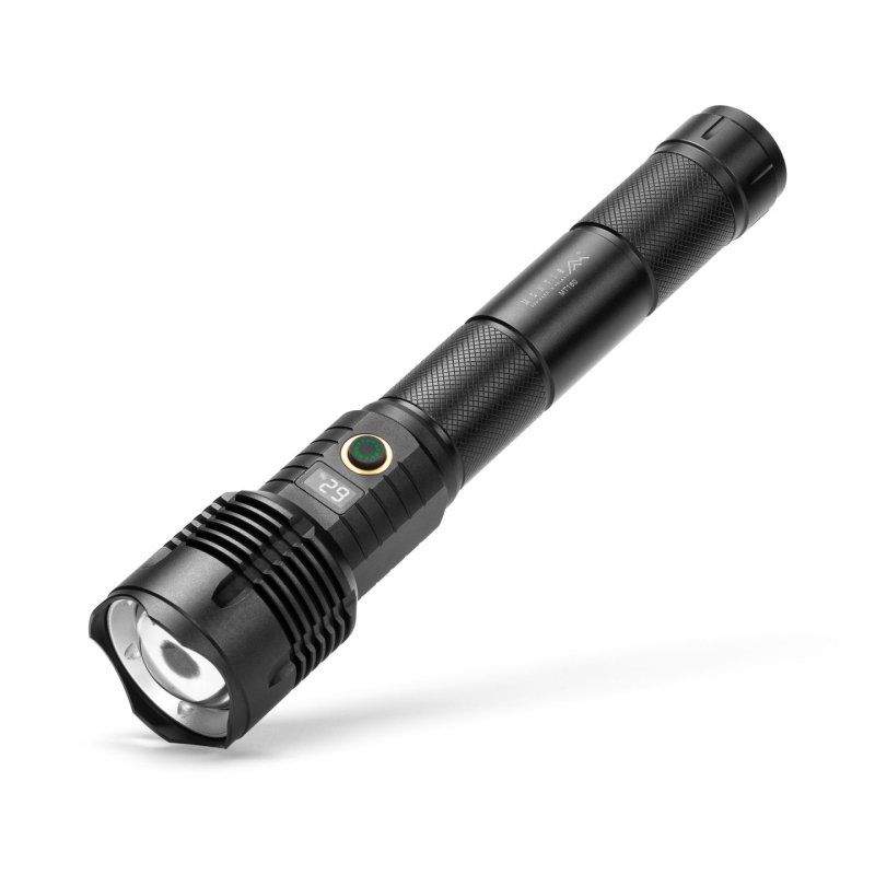 Montis Taktyczna ręczna latarka akumulatorowa LED MT160 Black Hand flashlight