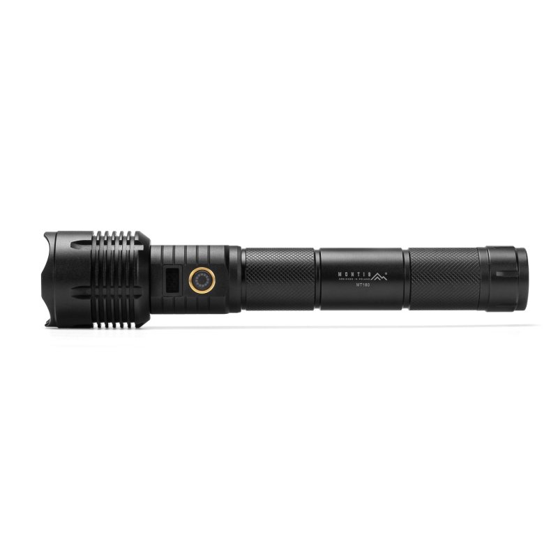 Montis Taktyczna ręczna latarka akumulatorowa LED MT160 Noir Lampe torche