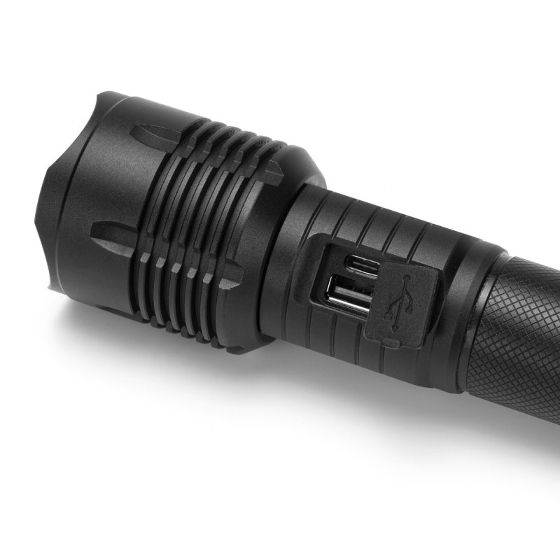 Montis Taktyczna ręczna latarka akumulatorowa LED MT160 Noir Lampe torche