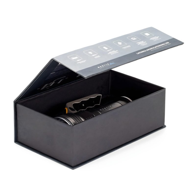 Montis Aluminiowa ręczna latarka akumulatorowa LED MT154 Gris Lampe torche