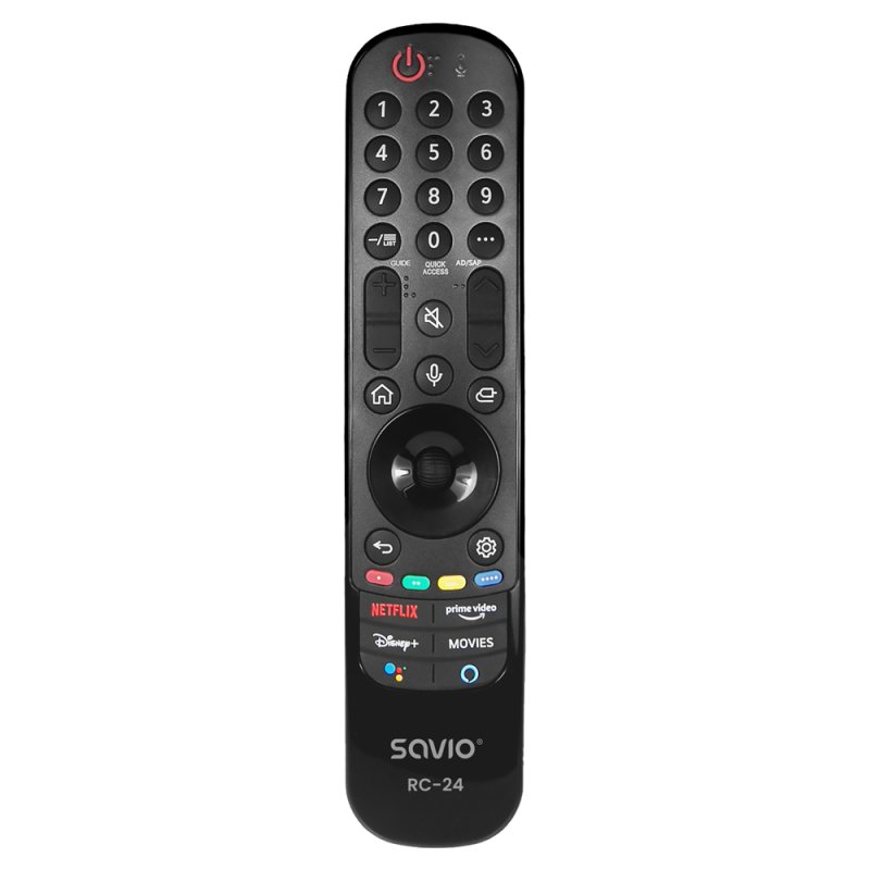 Savio RC-24 télécommande TV, Universel Appuyez sur les boutons