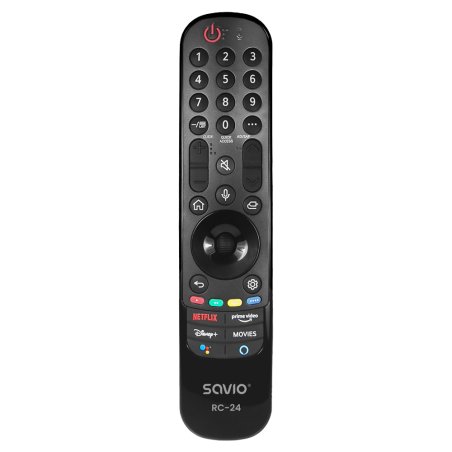Savio RC-24 télécommande TV, Universel Appuyez sur les boutons