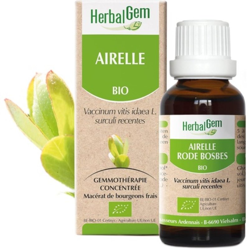 Herbalgem Lingonberry Organic Macerats Mother Gemmotherapy Concentrate 30ml