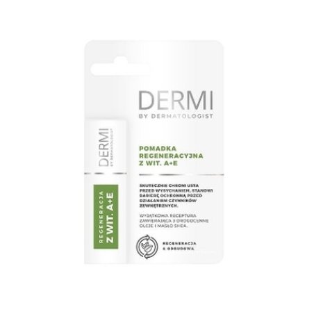 DERMI Pomadka regeneracyjna z wit.A E 4 5g