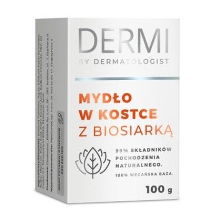 DERMI Mydło w kostce z biosiarką 100 g