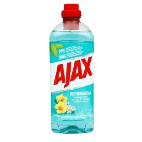 Ajax Mediterranean Lagoon Flowers Universal Floor Cleaning Liquid 1l